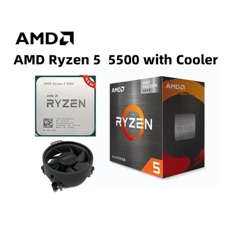 AMD Ryzen 5 5500 Desktop Processor | 6 Cores, 12 Threads, Up to 4.2GHz